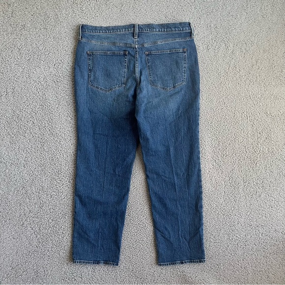 J. Crew Mid-rise '90s classic straight-fit jean in Birchwood wash Blue Sz 32 - Picture 7 of 12